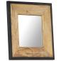 Preview: Spiegel 50x50 cm Mango Massivholz