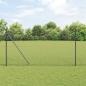Preview: ARDEBO.de - Geschweißter Drahtzaun mit Stacheln 11 x 1,5 m Grau Netz