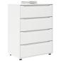 Preview: Stauraumschr?nke 80 x 48 x 105 cm Holzwerkstoff Wei?