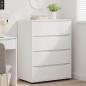 Preview: Stauraumschr?nke 80 x 48 x 105 cm Holzwerkstoff Wei?
