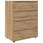Preview: Stauraumschränke 80 x 48 x 105 cm Holzwerkstoff Artisan-Eiche
