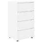 Preview: Stauraumschr?nke 60 x 48 x 105 cm Holzwerkstoff Wei?