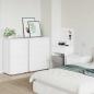 Preview: Stauraumschr?nke 60 x 48 x 105 cm Holzwerkstoff Wei?