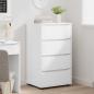 Preview: Stauraumschr?nke 60 x 48 x 105 cm Holzwerkstoff Wei?