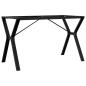 Preview: Esstisch-Gestell in Y-Form 120x60x73 cm Stahl