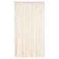 Preview: Fliegenvorhang Beige und Weiß 100x200 cm Chenille