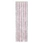 Preview: Fliegenvorhang Silbergrau und Rosa 56x185 cm Chenille