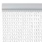 Preview: Türvorhang aus Ketten 80x201 cm Aluminium