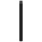 Preview: Bartischbeine U-Form 2 Stk. Schwarz 60x(90-91) cm Stahl