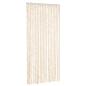 Preview: Fliegenvorhang Beige und Weiß 90x220 cm Chenille