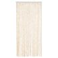 Preview: Fliegenvorhang Beige und Weiß 90x220 cm Chenille