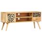 Preview: ARDEBO.de - TV-Schrank 100x30x45 cm Massivholz Mango