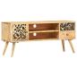 Preview: TV-Schrank 100x30x45 cm Massivholz Mango
