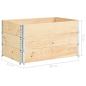 Preview: Hochbeete 3 Stk. 50x100 cm Kiefer Massivholz