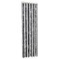 Preview: Fliegenvorhang Grau und Schwarz 56x185 cm Chenille
