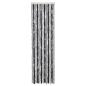 Preview: Fliegenvorhang Grau und Schwarz 56x185 cm Chenille