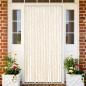 Preview: ARDEBO.de - Fliegenvorhang Beige und Weiß 100x230 cm Chenille