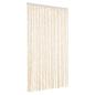 Preview: Fliegenvorhang Beige und Weiß 100x230 cm Chenille