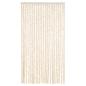 Preview: Fliegenvorhang Beige und Weiß 100x230 cm Chenille