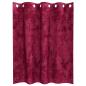 Preview: Samtvorhänge 2 Stk. Weinrot 140 x 140 cm Samt