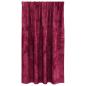 Preview: Samtvorhänge 2 Stk. Weinrot 140 x 140 cm Samt