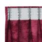 Preview: Samtvorhänge 2 stk. Weinrot 225 x 140 cm Samt
