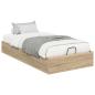 Preview: Ottoman Bettgestell Sonoma-Eiche 203 x 80,5 x 25 cm