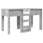 Preview: Etagenbett für Kinder Beton Grau 75 x 190 cm Holzwerkstoff