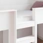 Preview: Etagenbett für Kinder Weiß 80 x 200 cm Holzwerkstoff