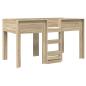 Preview: Etagenbett für Kinder Sonoma-Eiche 80 x 200 cm Holzwerkstoff
