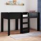 Preview: ARDEBO.de - Etagenbett für Kinder Schwarz Eichen-Optik 90 x 200 cm
