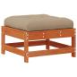Preview: Garten-Lounge-Set 8 Stk. Wachsbraun Massives Kiefernholz