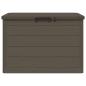 Preview: Outdoor-Kissenbox Braun 77,5x44,5x53 cm Polypropylen