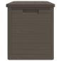 Preview: Outdoor-Kissenbox Braun 77,5x44,5x53 cm Polypropylen