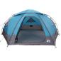 Preview: Kuppelzelt mit abnehmbarem Regenfly 8 Personen Blau
