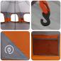 Preview: Familienzelt 10 Personen Grau und Orange