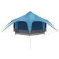 Preview: Familienzelt 5 Personen Blau 185T Polyester mit PU-Beschichtung