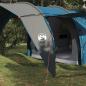 Preview: Tunnelzelt 6 Personen Blau 185T Polyester mit PU-Beschichtung