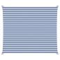 Preview: Sonnensegel Blau und Weiß 7 x 6 m 100 % Polyester Oxford