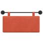 Preview: Hängendes Kopfteil Rot-Orange Cordstoff