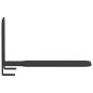 Preview: Unsichtbares Schwimmendes Regal Wandhalterung 8 Stk. Schwarz