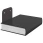 Preview: Unsichtbares Schwimmendes Regal Wandhalterung 24 Stk. Schwarz