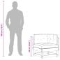 Preview: 2 Stk. Gartenecksofa Massives Kiefernholz Wachsbraun