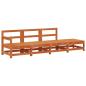Preview: Sectional Sofa Einheiten Wachsbraun 252 x 62 x 70,5 cm