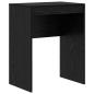 Preview: Schreibtisch Schwarz Eichen-Optik 60 x 40 x 76 cm