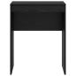 Preview: Schreibtisch Schwarz Eichen-Optik 60 x 40 x 76 cm