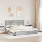 Preview: Aufbewahrungsbett Sonoma-Grau 200 x 200 cm Holzwerkstoff