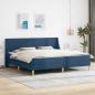 Preview: ARDEBO.de - Bettgestell mit Matratze Blau 180 x 200 cm Polyester