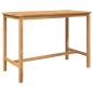 Preview: Outdoor Bar Set 7 stk. Natur Massivholz Teak