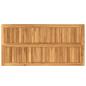 Preview: Outdoor Bar Set 7 stk. Natur Massivholz Teak